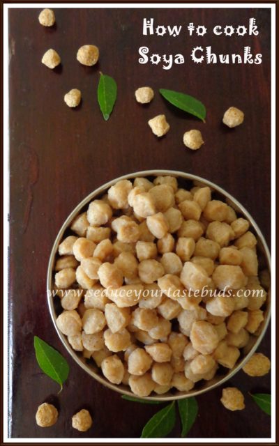 How to cook soya chunks