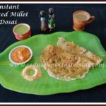 Instant Mixed Millet Dosa Recipe