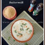 Kodo Millet[Varagu] Coriander Buttermilk Recipe