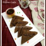 Eggless Ragi Chocolate Pillow Cake Recipe