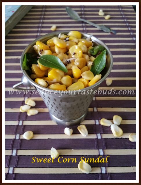 Sweet Corn Sundal Recipe 