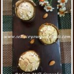 Eggless Badam Milk Cupcake Recipe