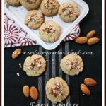 Easy Eggless Almond Cookies Recipe