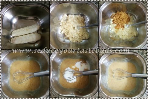 Eggless Chocolate Banana Loaf Cake Recipe