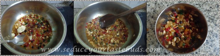 Eggless Christmas Fruit Cake Recipe [ Using Mincemeat] - Seduce Your ...