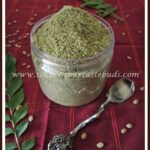 Kollu Karuveppilai Podi Recipe