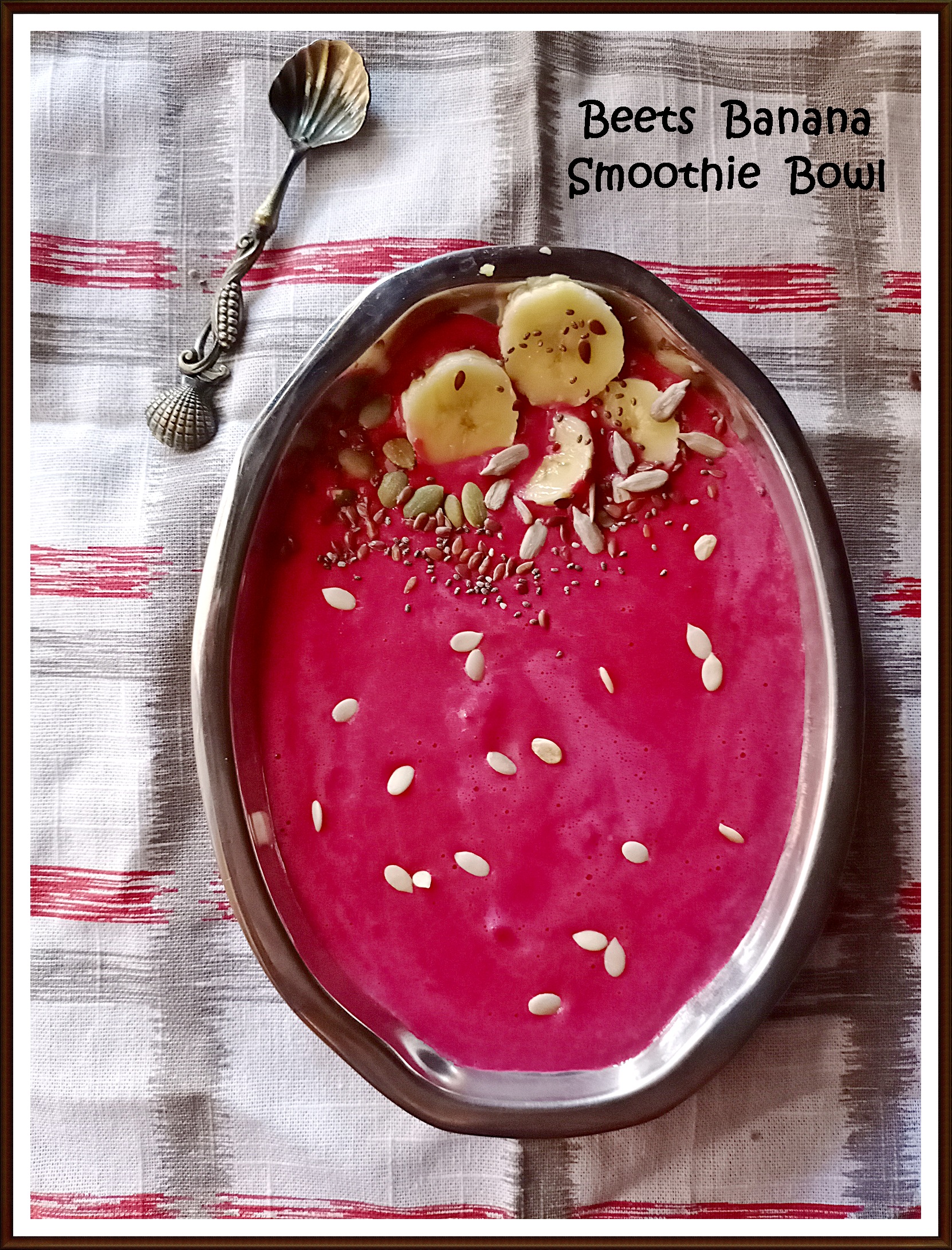 Beets Banana Smoothie Bowl Recipe - Seduce Your Tastebuds...