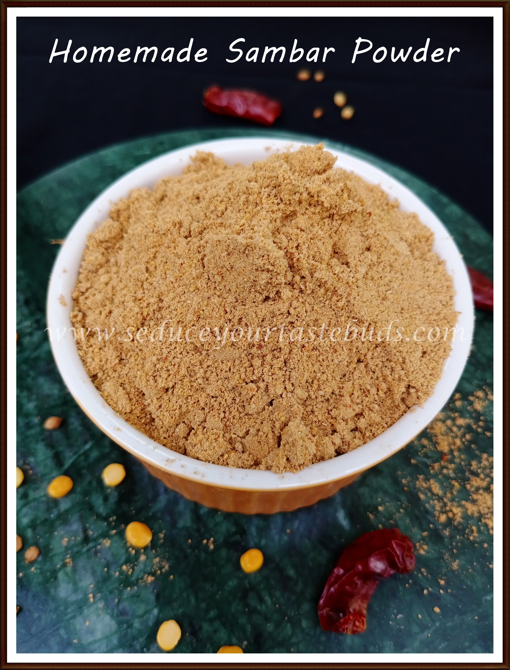 Homemade Sambar Powder Recipe