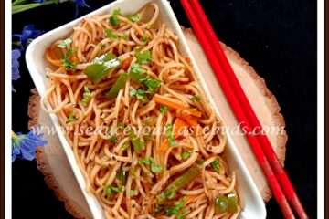 Chilli Garlic Noodles Recipe | Easy Dinner Ideas