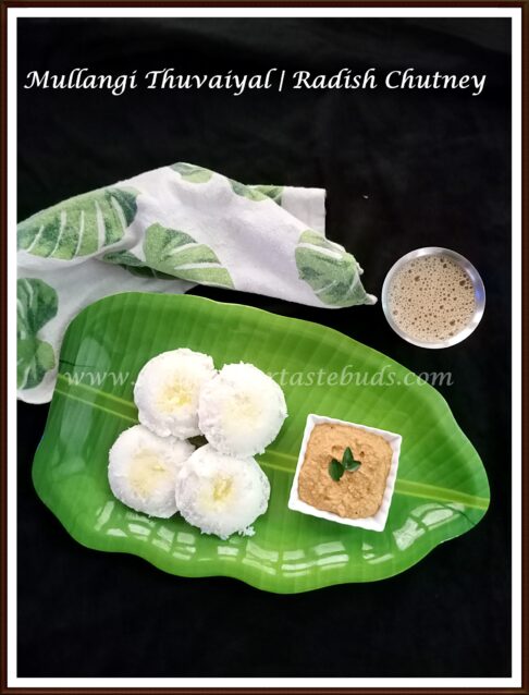 Mullangi Thuvaiyal | Radish Chutney Recipe