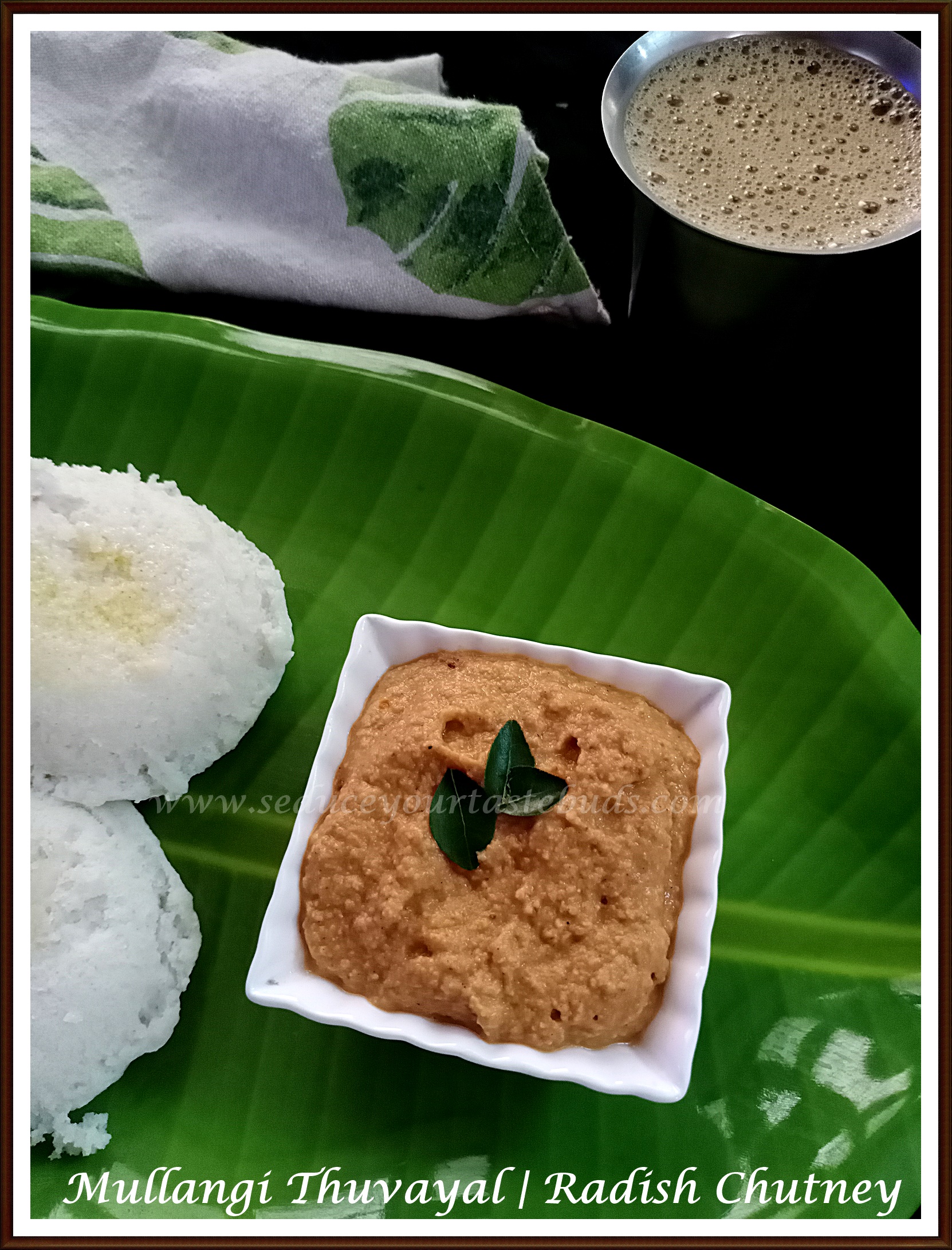 Chutney served with Idli